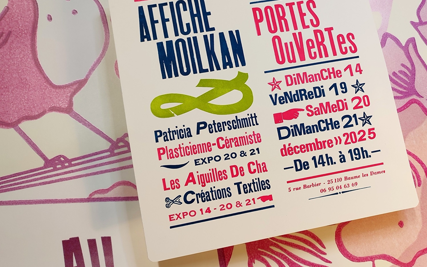 Offene Türen von Künstlerateliers - Atelier Affiche Moilkan
