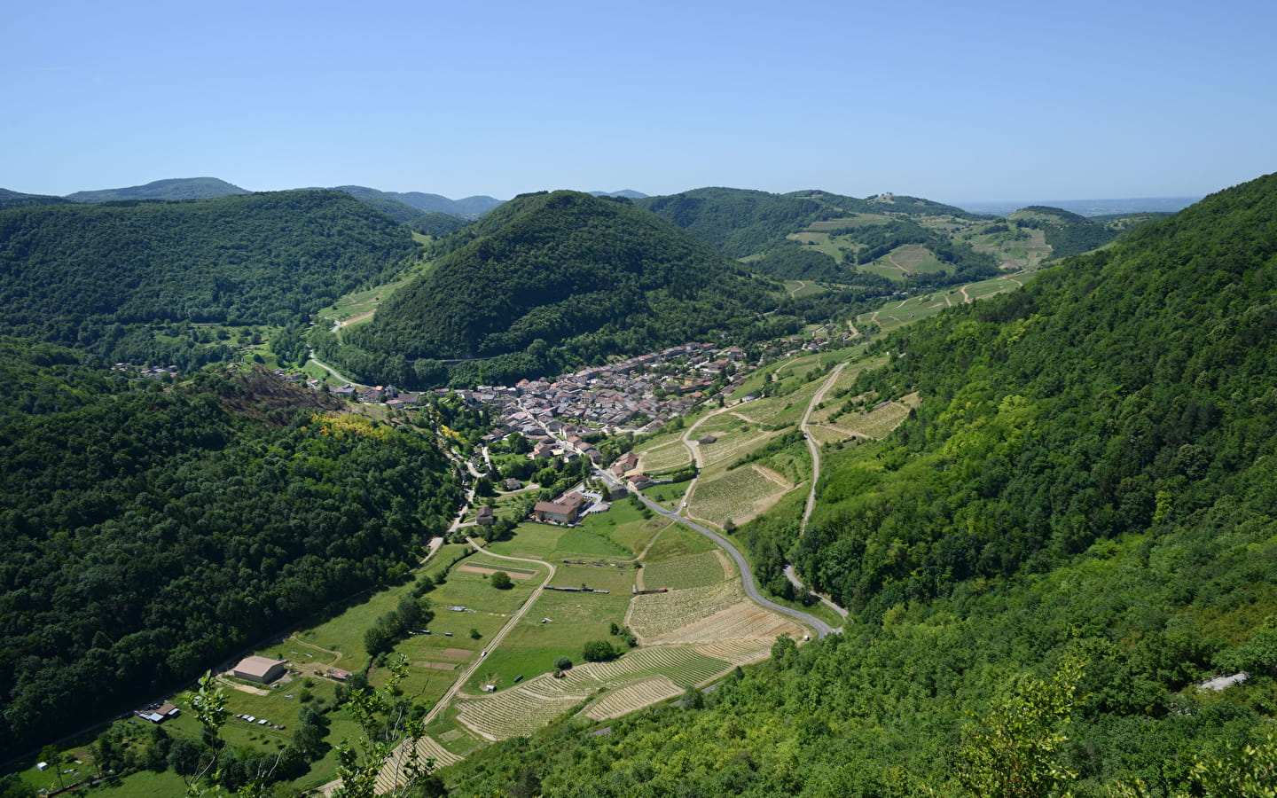 Panorama depuis Saint-Alban