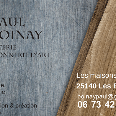 Paul Boinay Ebénisterie Ferronerie d'Art