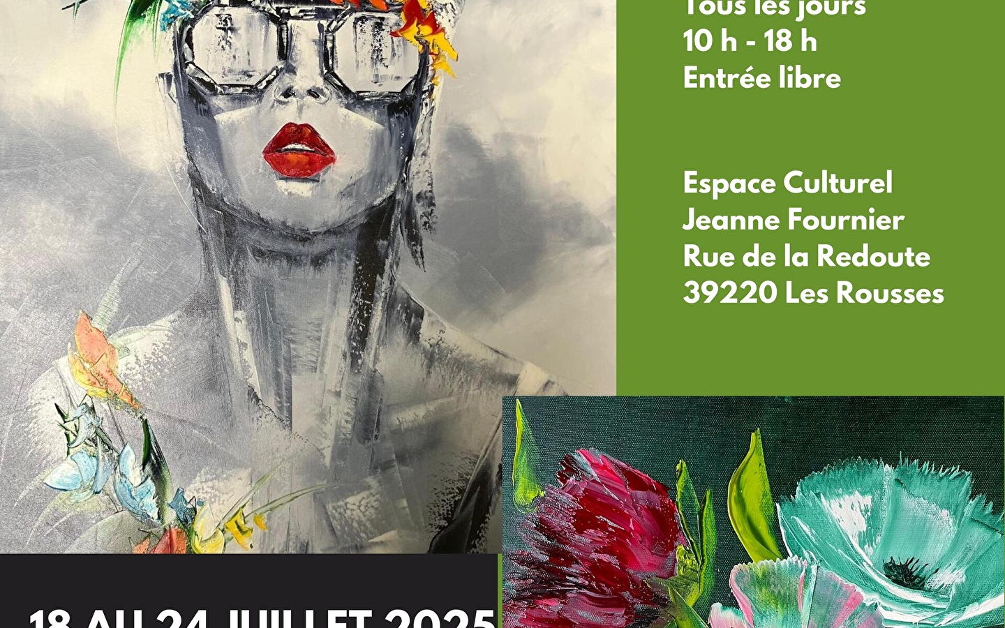 Ausstellung von Gemälden