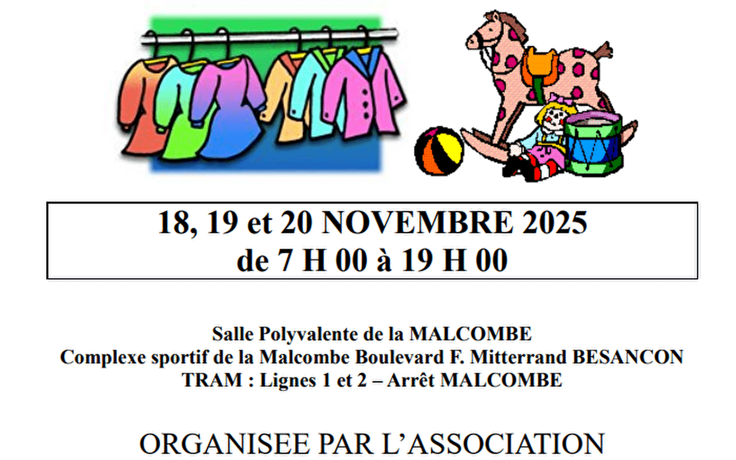Solidarischer Verkauf für den Verein 'Au Bonheur des Enfants' (Glück der Kinder)