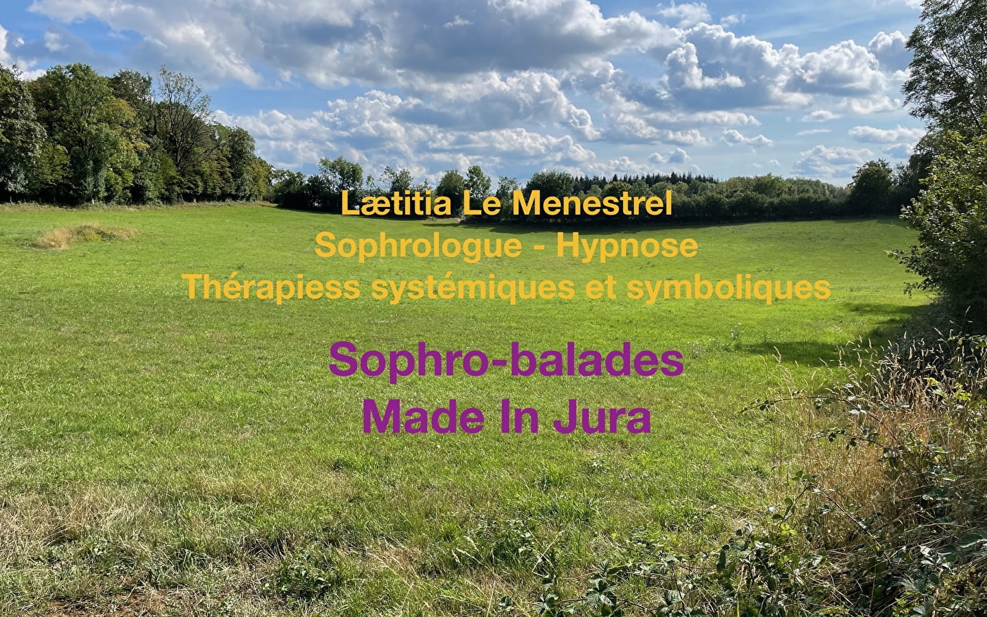 Lætitia Le Menestrel – Sophrologue certifiée-Hypnose-Coaching