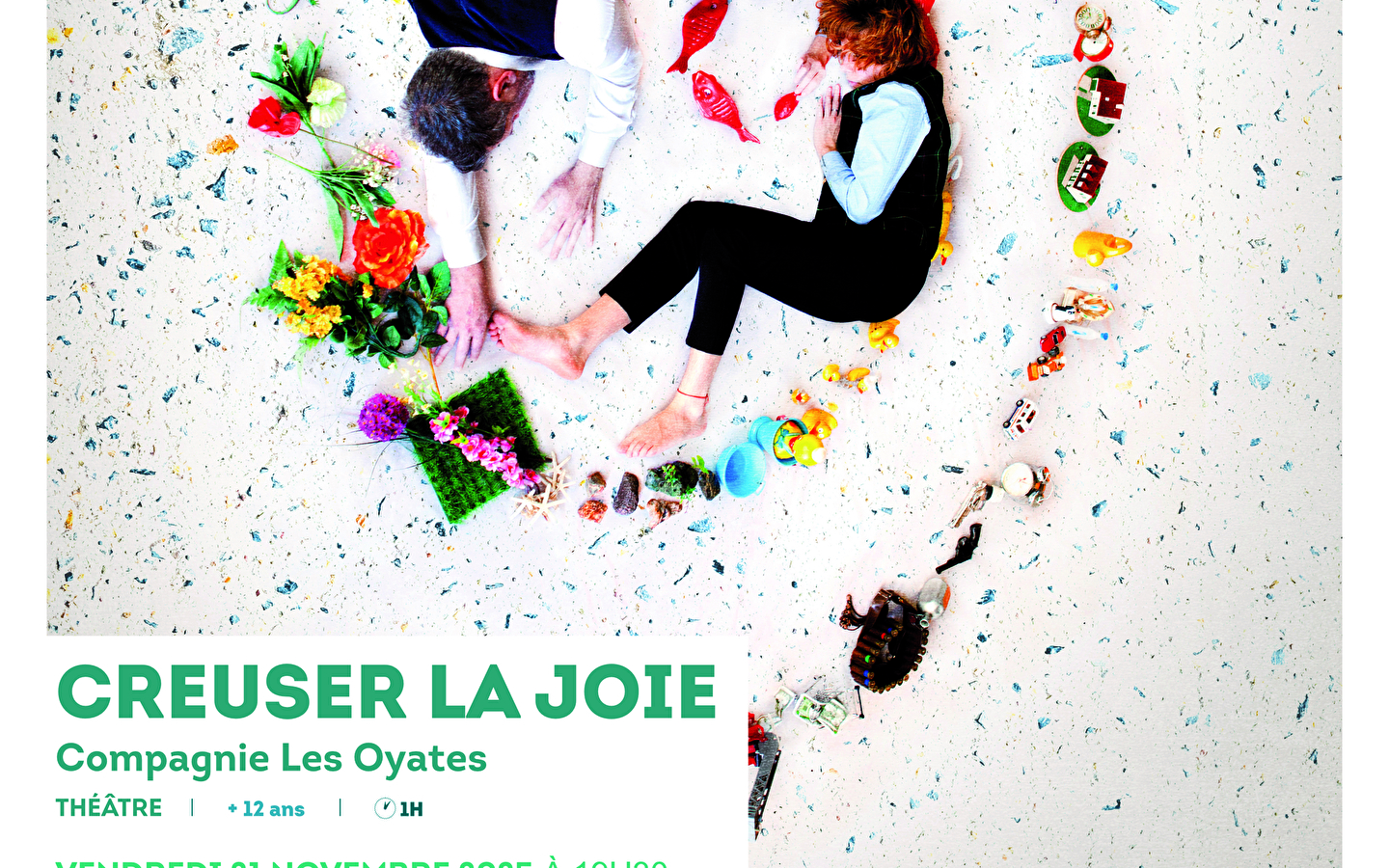 Côté cour-Spektakel 'Creuser la joie' (Freude ausgraben)