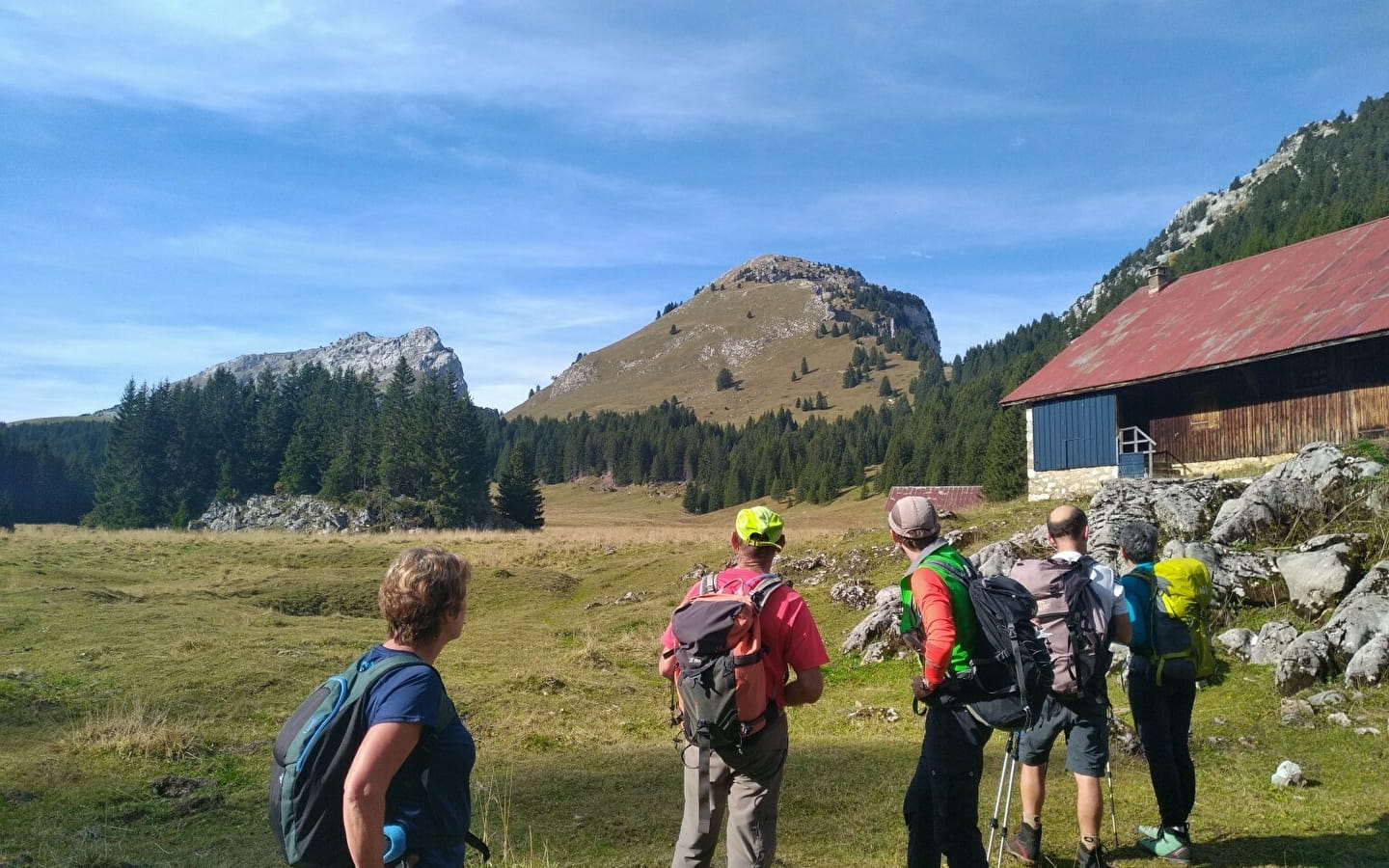 Randonnée pédestre avec Lézard des Bois