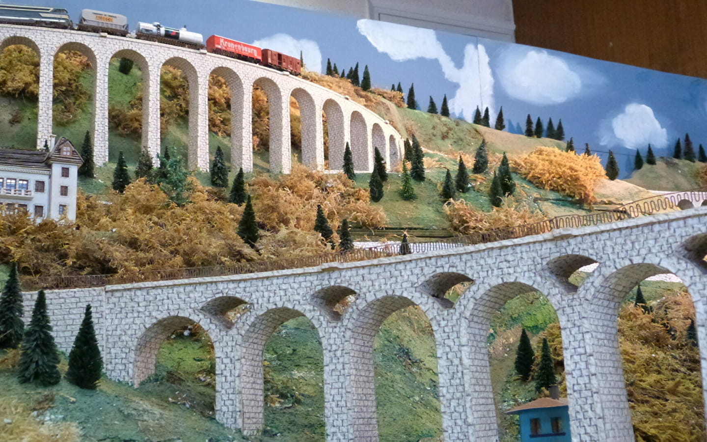 Ausstellung des Modells der Viadukte