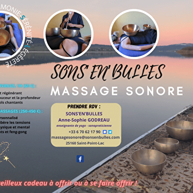 SONS'EN'BULLES - Massages sonores