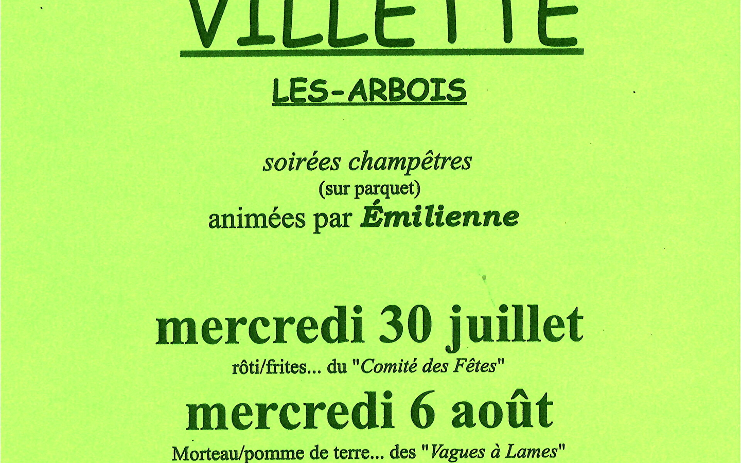 Guinguettes in Villette