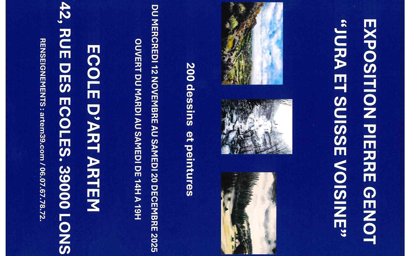 Ausstellung Pierre Genot: Jura und die benachbarte Schweiz