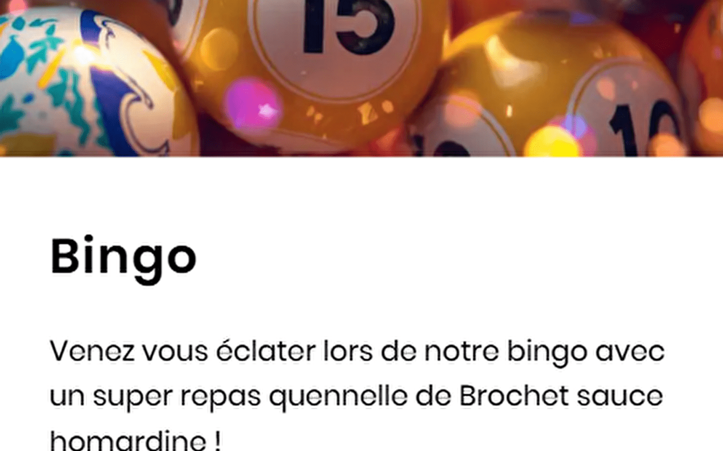 Bingo 'Hechtklößchen'
