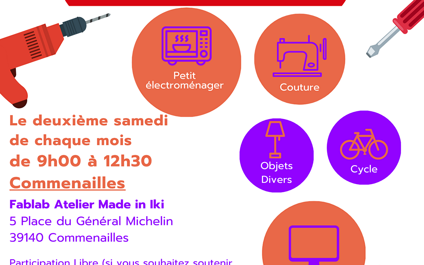 Café IKI-Reparatur in Commenailles