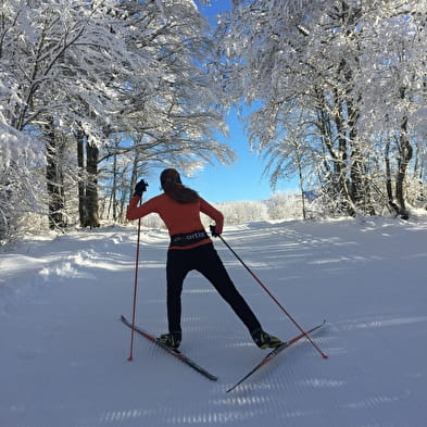 Piste noire de ski de fond du Plateau de Retord : Le Tour du Retord