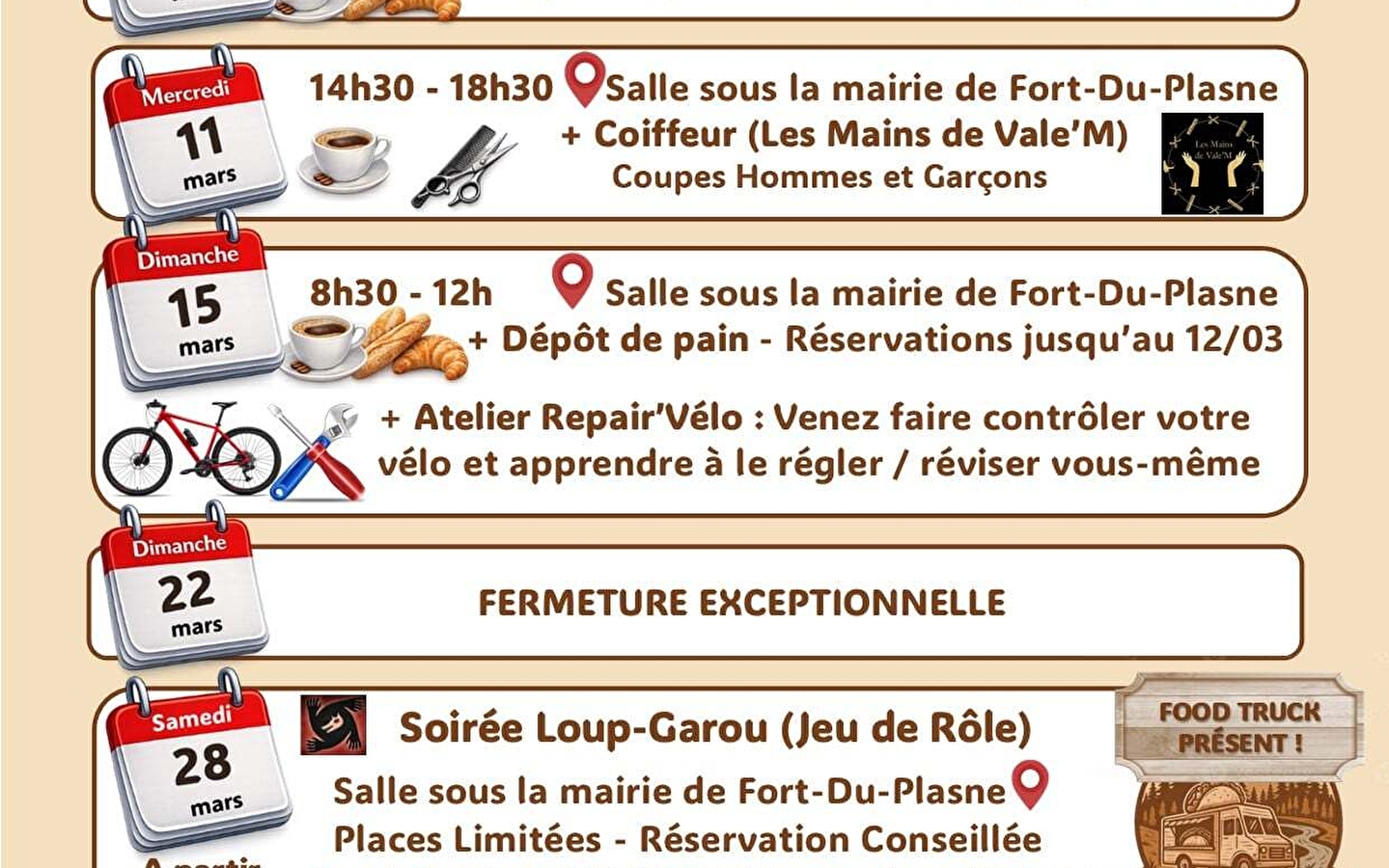 Repair'vélo-Workshop im Placu-café