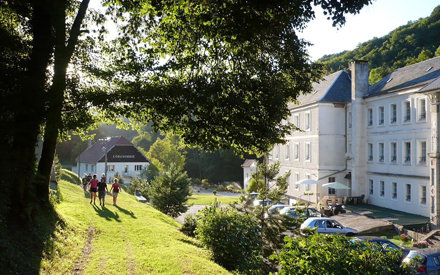 Der berg guillon wanderweg