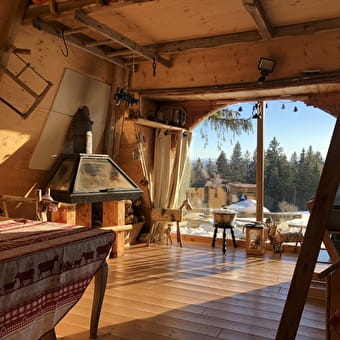 Hutte en bois de la Champagne - LES HOPITAUX-NEUFS
