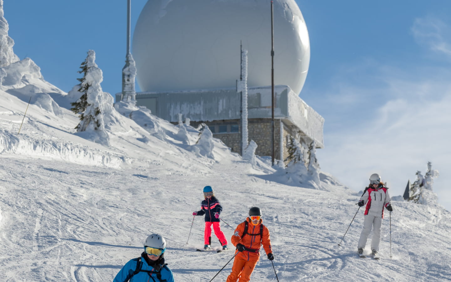 Skifreizeit in der Skistation Les Rousses