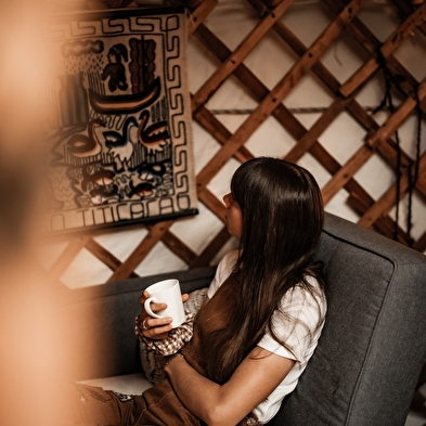 La yourte mongole des Géorennes