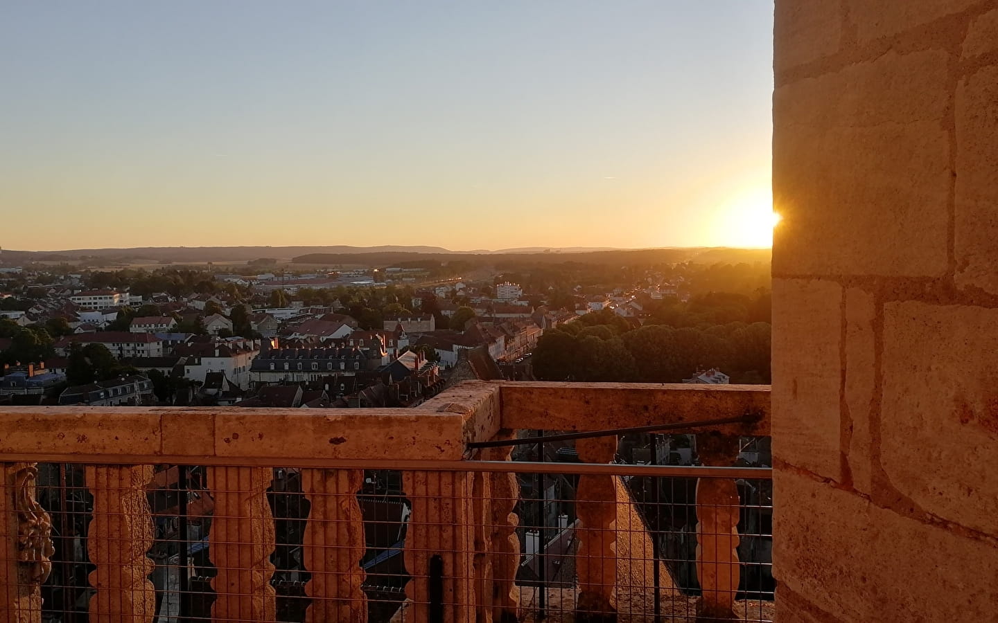 Aufstieg zum Glockenturm der Stiftskirche - Sonnenuntergang