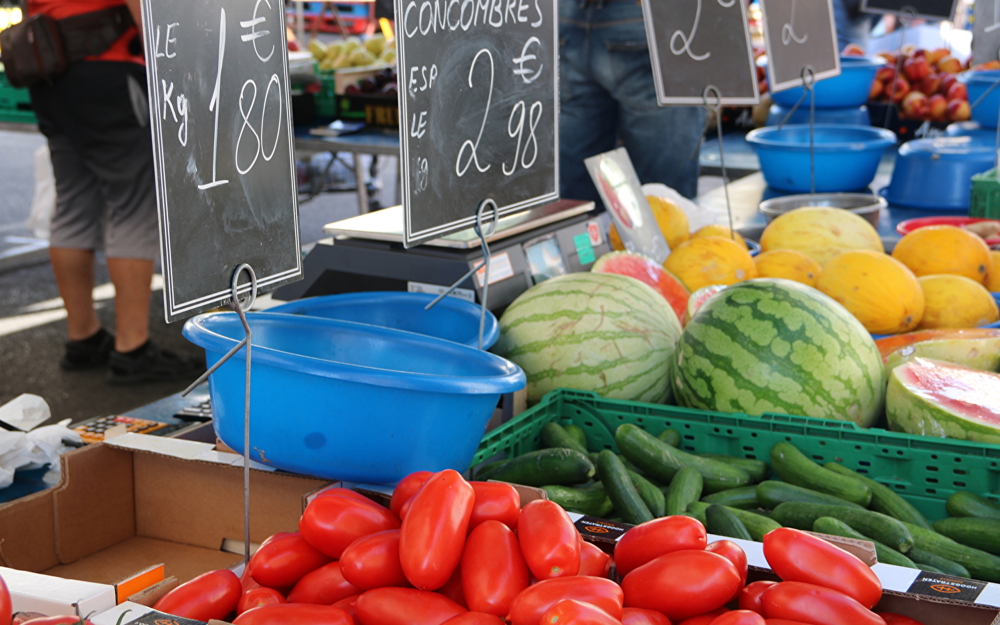 Markt am Mittwochmorgen