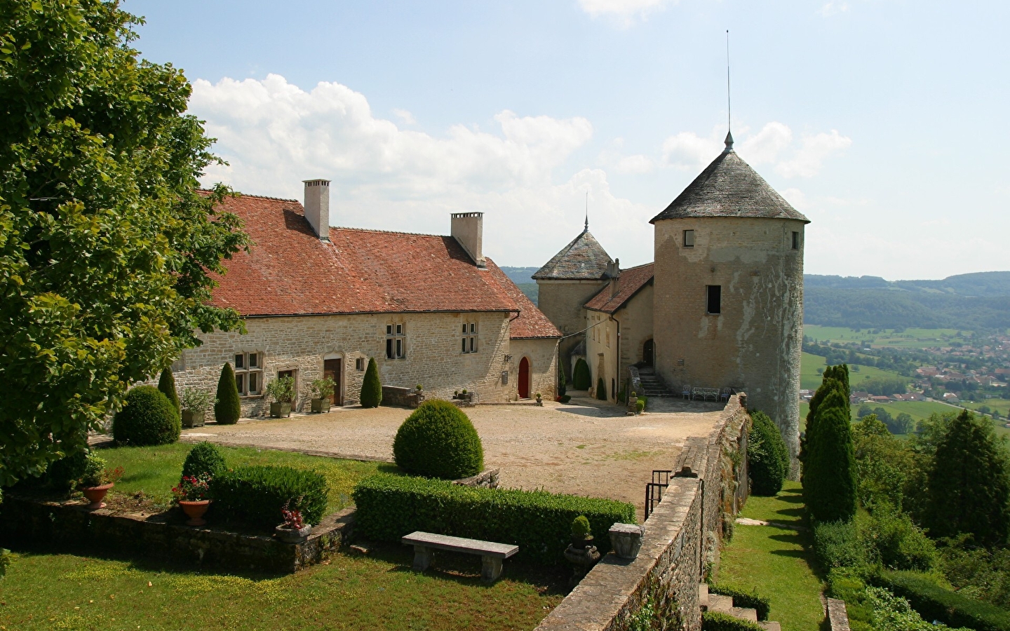 Das Schloss von Belvoir