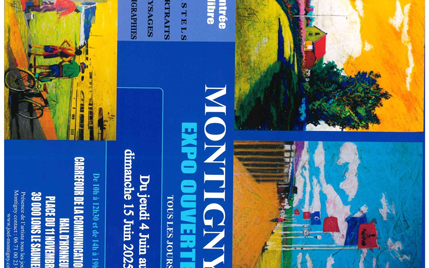 Ausstellung Gemälde Montigny