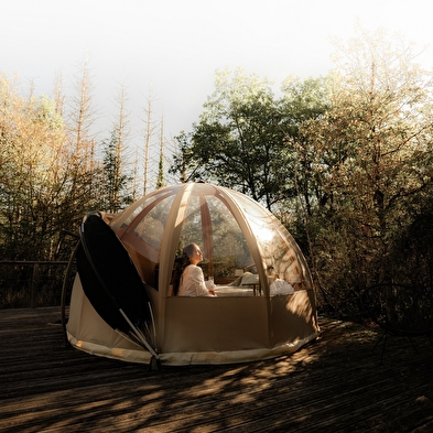 La bulle à ossature bois des Géorennes