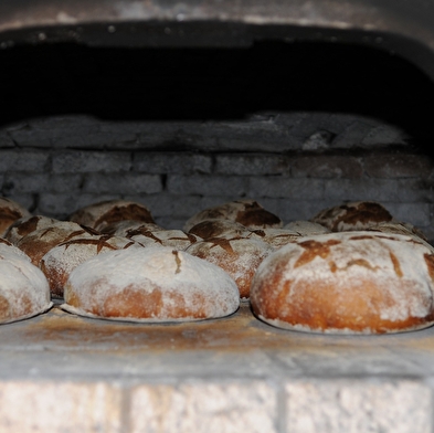 Einschießen der Brote und Brioches - Écomusée Maison Michaud