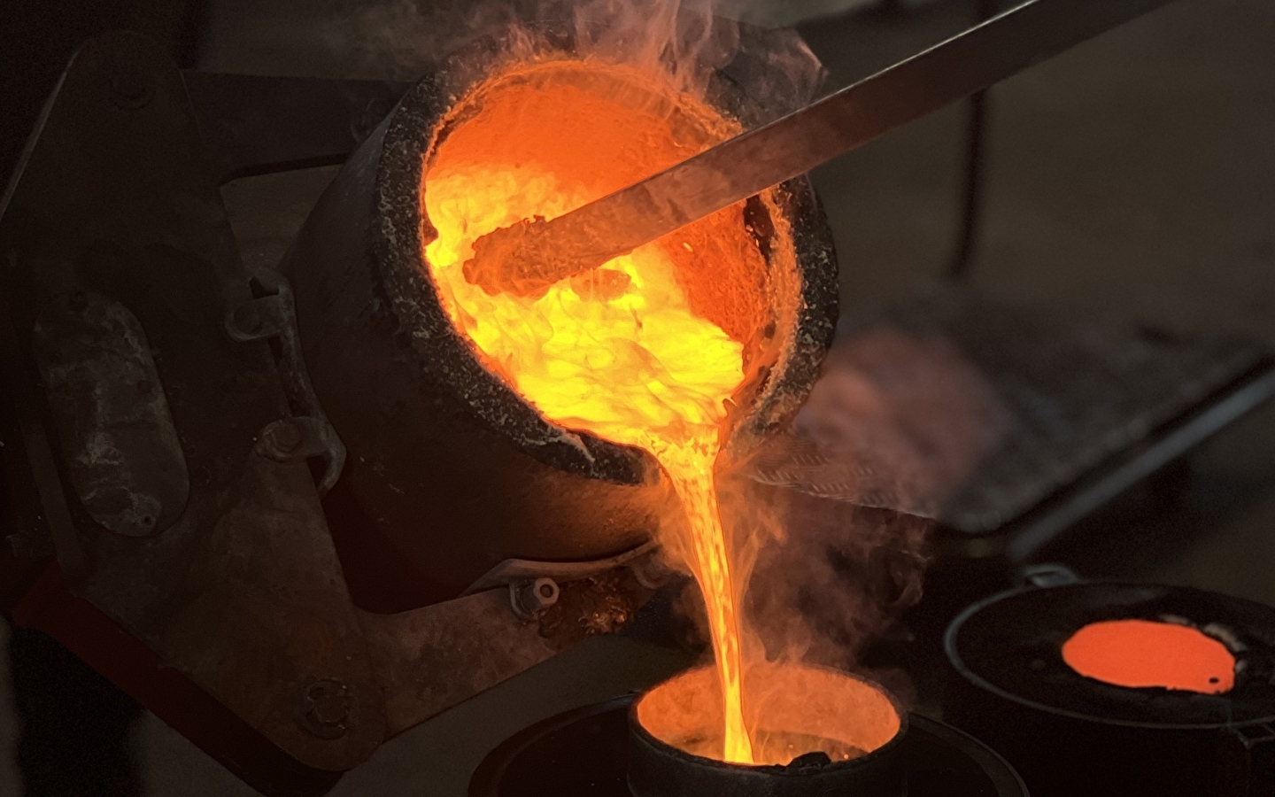Besichtigung der Werkstätten der Gießerei OBERTINO MORTEAU