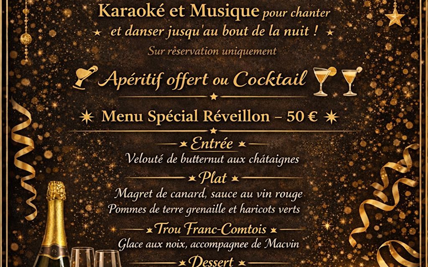 Réveillon de la saint-sylvestre