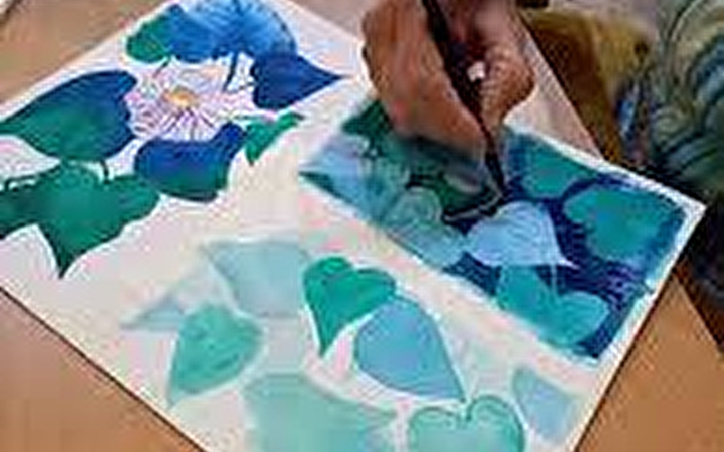 Sommerkurs Zeichnen und Malen: Skizzenbuch mit Aquarellfarben