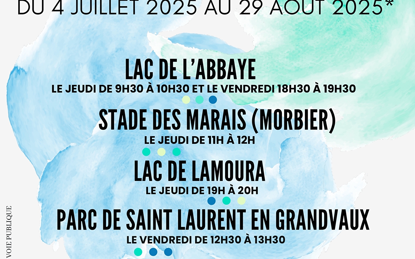 Entdeckung Pilates - Lac de l'Abbaye
