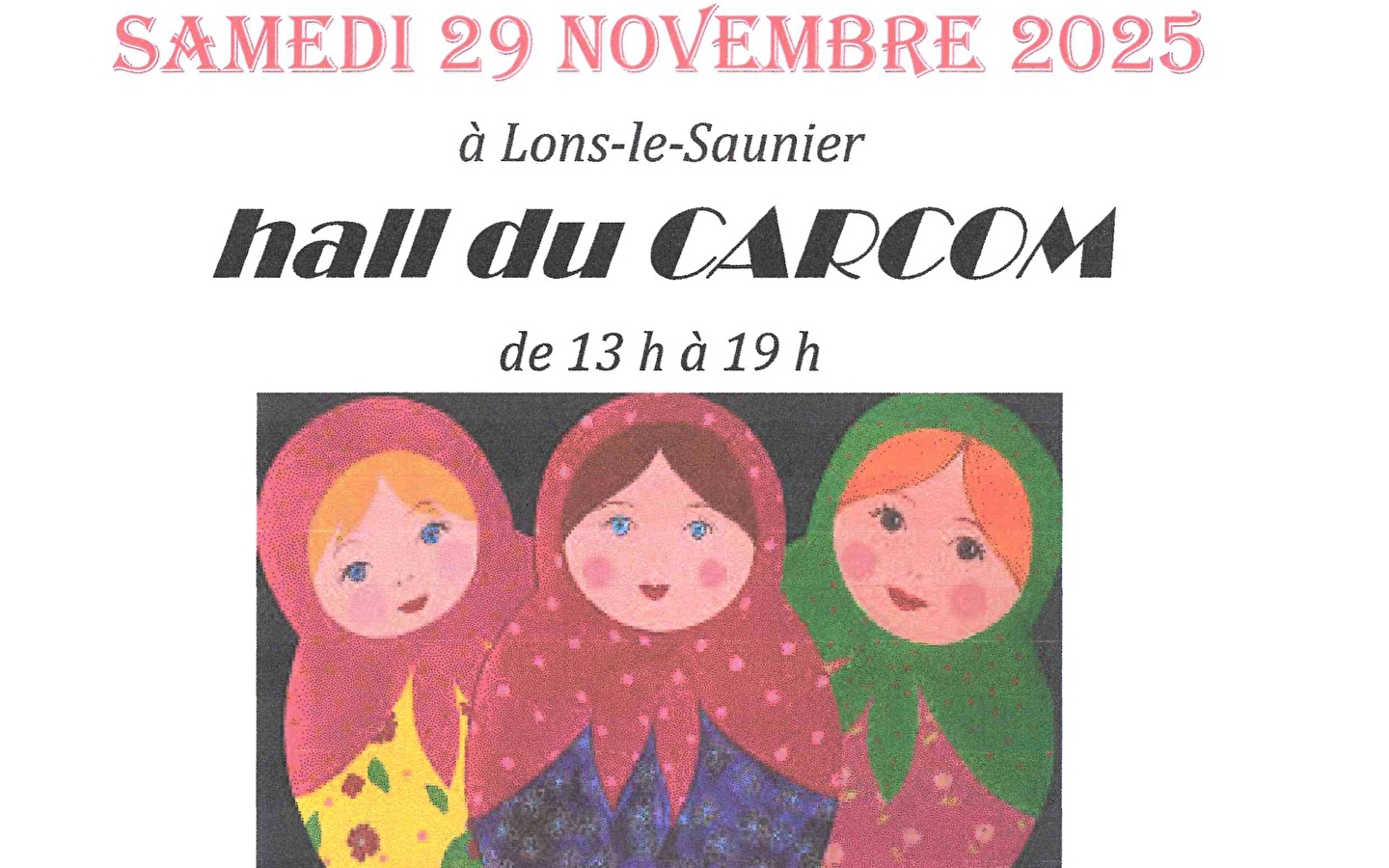 Ausstellung Verkauf von Kunsthandwerksgegenständen