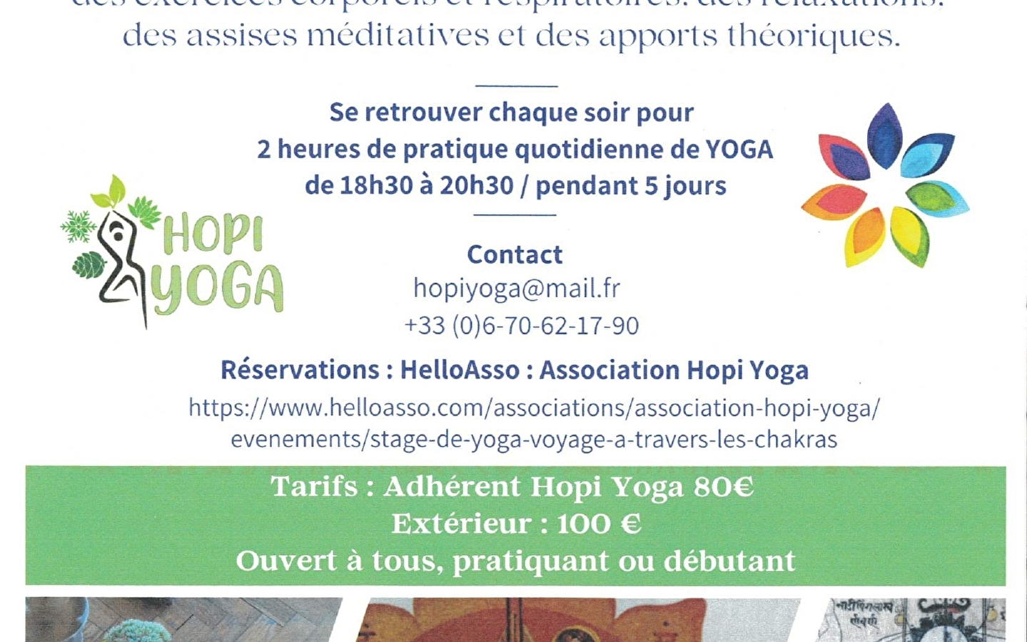 Yoga Workshop - Reise durch die Chakren