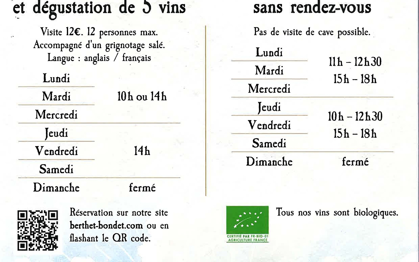 Domaine Berthet-Bondet: Besichtigung der Weinkeller & Weinprobe