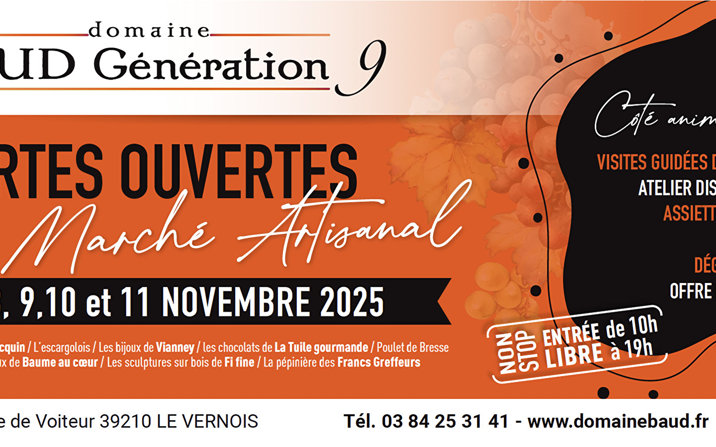 Tage der offenen Tür auf Domaine Baud - Generation 9