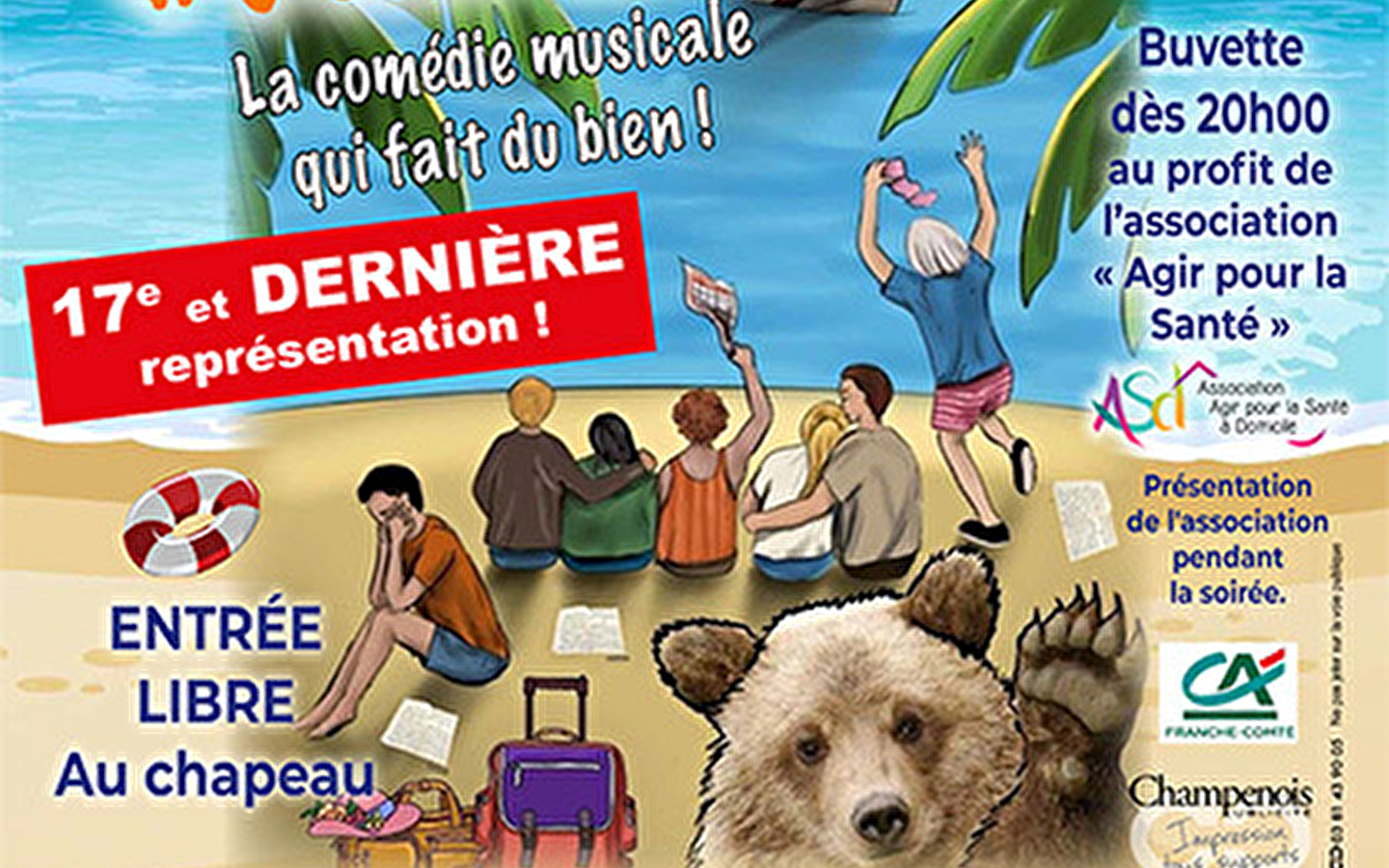 Schöne Insel im Meer