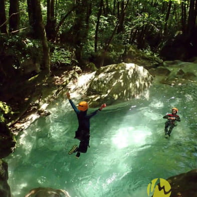 Canyoning (pour tous) à Chaley - avec Canyoning Émotions