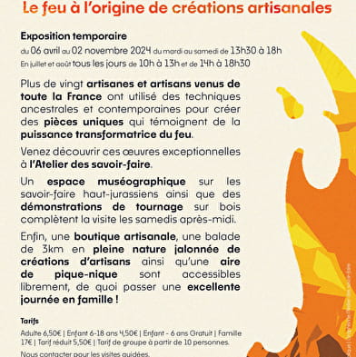 l'Atelier des savoir-faire : Ausstellung Prêts, Feu, Créz! 