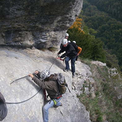 Via Ferrata avec Lézard des Bois