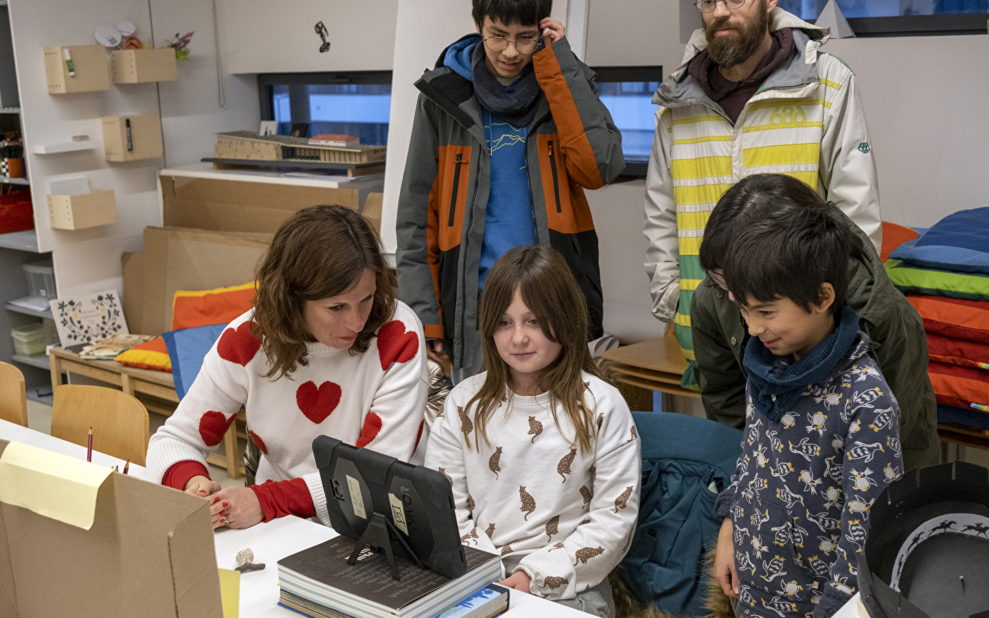 Besuch-Workshop Eltern-Kinder / Weihnachtsferien im Frac