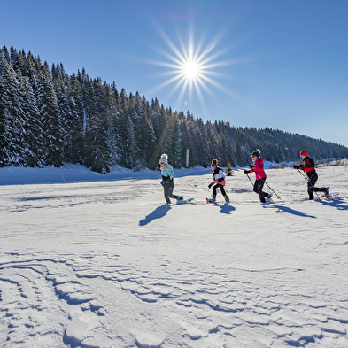 Erster Schneeaufenthalt in der Station des Rousses