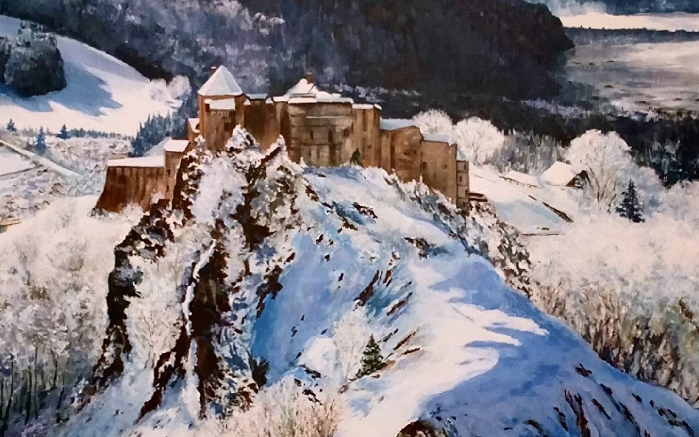 Ausstellung - Coup d'œil: Gemälde von Edmée Grattard-Isblé