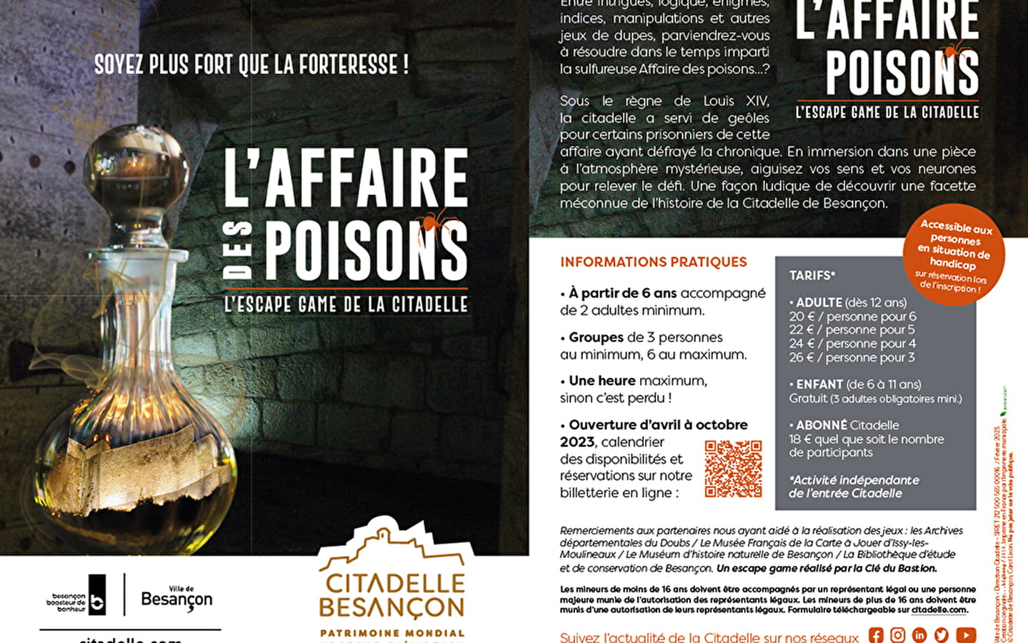 Escape Game 'l'Affaire des poisons'