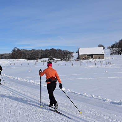 Piste noire de ski de fond du Plateau de Retord : Le Tour du Retord
