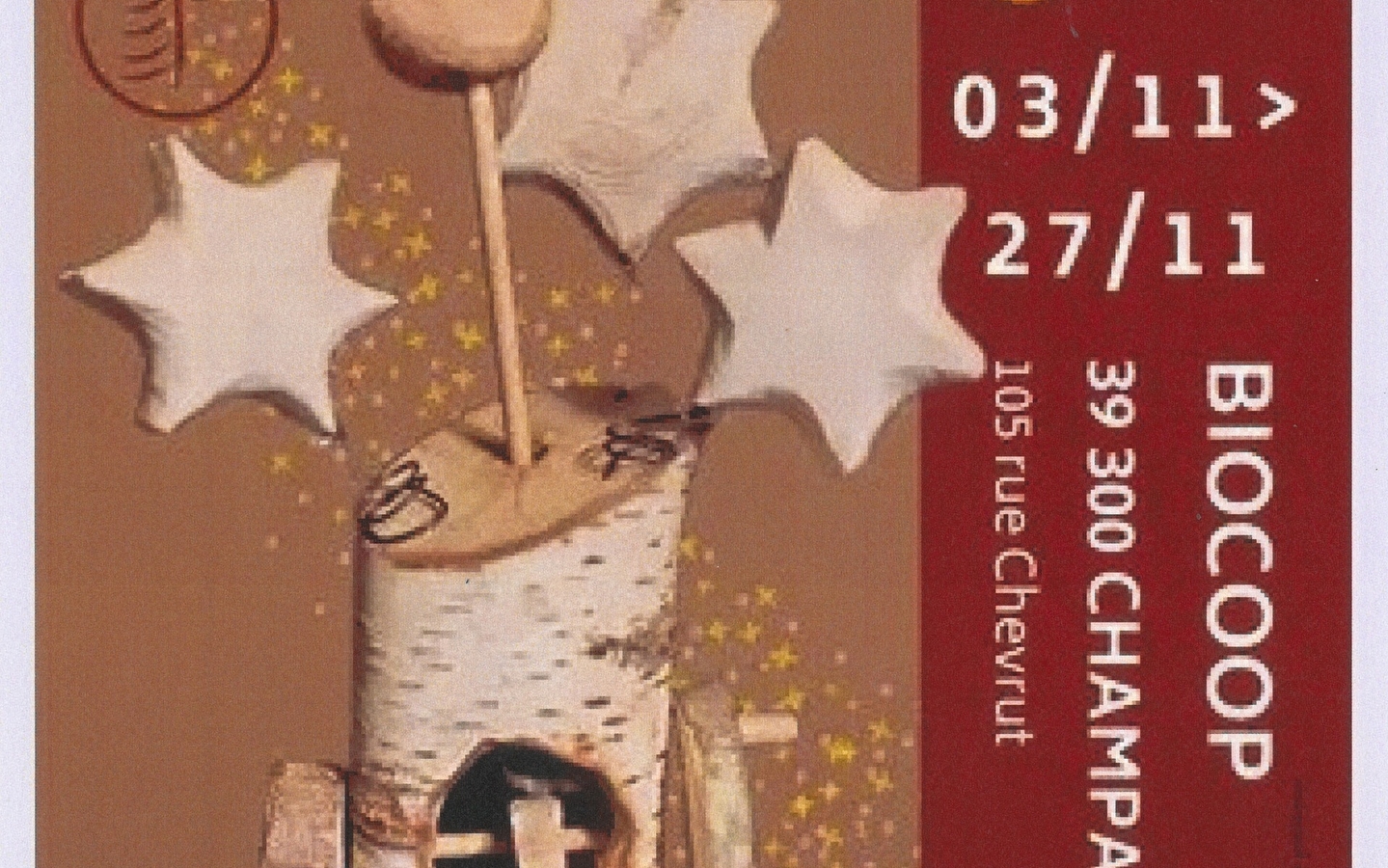 Ausstellung 'Copeaux d'étoiles' (Sternschnuppen)