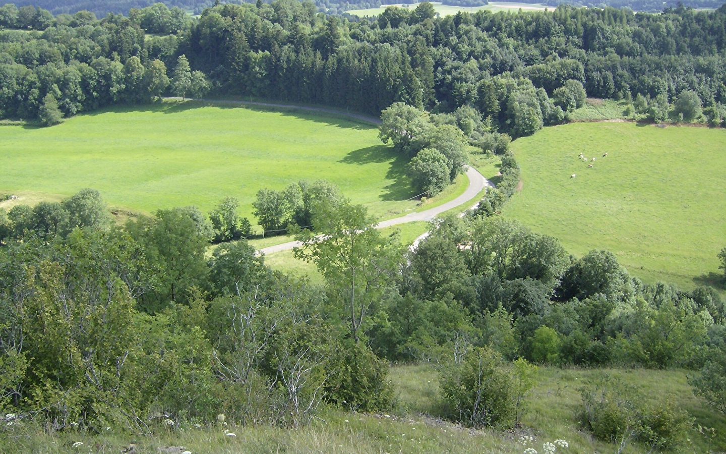 Der Aussichtspunkt von Montmahoux