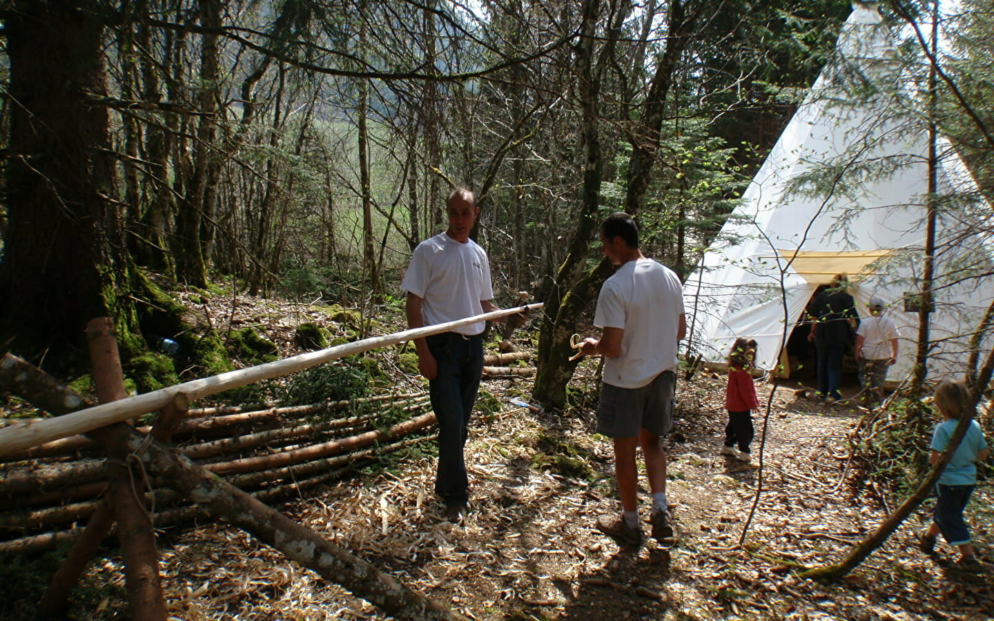 Tipi - En pleine nature