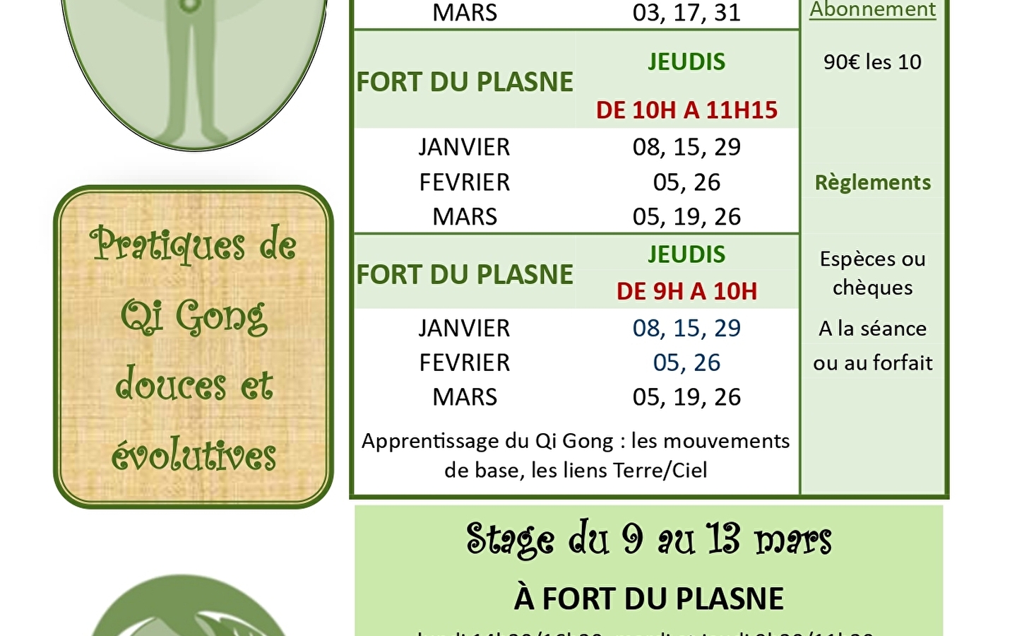 Qi Gong Praktikum 4 halbe Tage