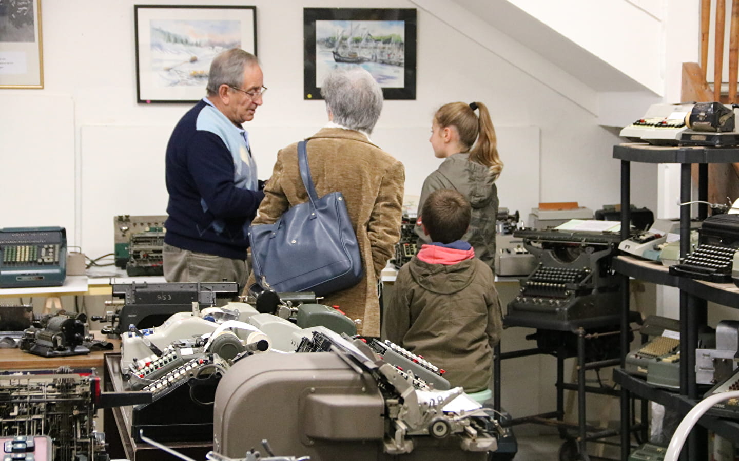 Besuch des Museums für Mechanografie