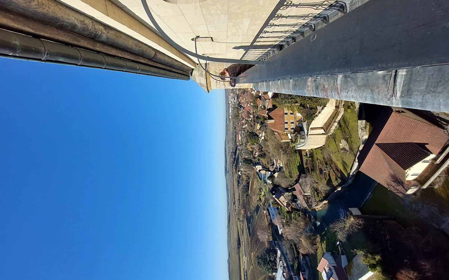 Aufstieg zum Glockenturm Saint-Just 