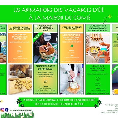 Sommer-Sablés mit Comté-Käse 